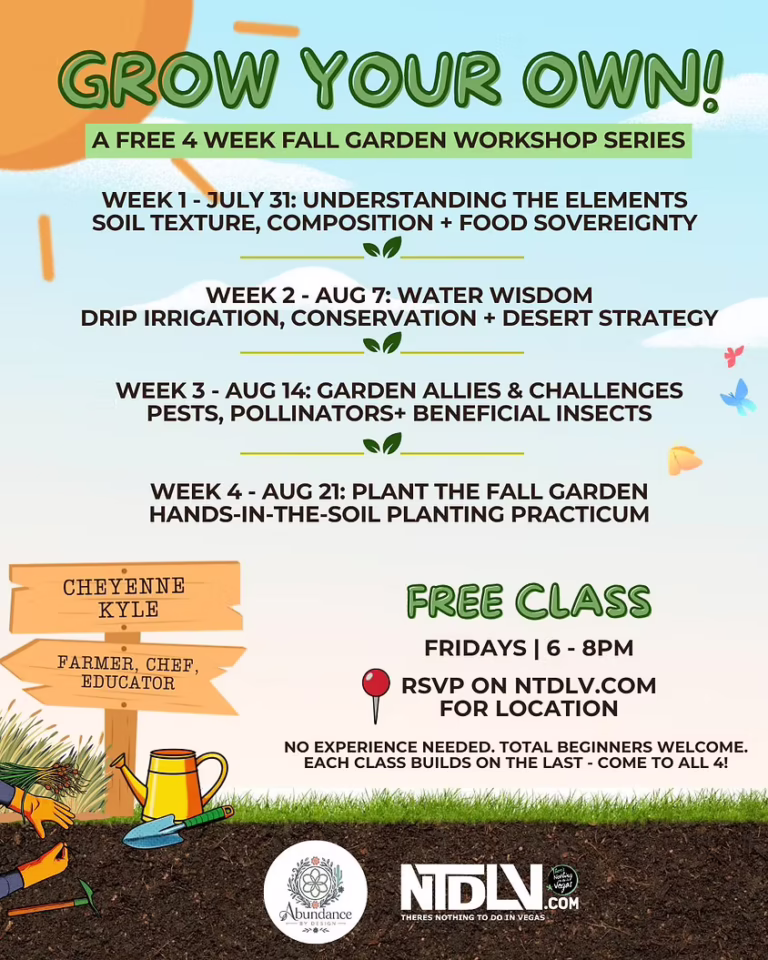 Grow Your Own! FREE Gardening Workshop