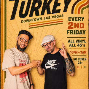 Vinyl 45s at Jive Turkey